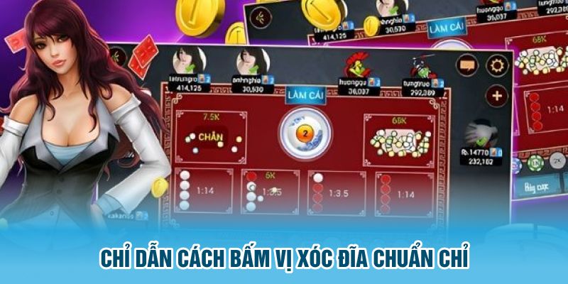 Chỉ dẫn cách bấm vị xóc đĩa chuẩn chỉ